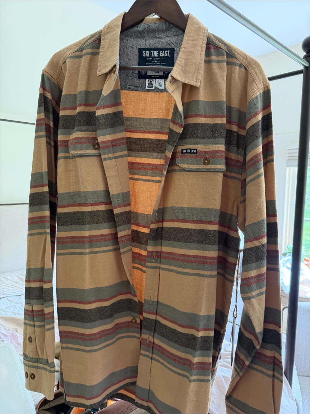 NWT Ski The East Men's flannel